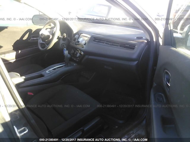 3CZRU6H3XGM758815 - 2016 HONDA HR-V LX GRAY photo 5