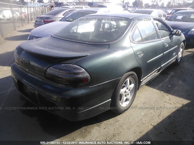 1G2WP5213WF332517 - 1998 PONTIAC GRAND PRIX GTP GREEN photo 4