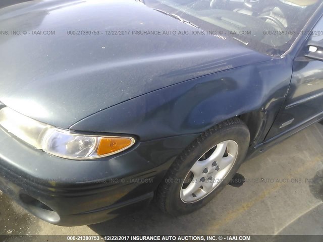 1G2WP5213WF332517 - 1998 PONTIAC GRAND PRIX GTP GREEN photo 6