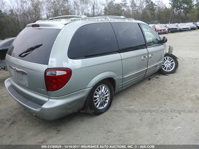 2C8GP64L53R162216 - 2003 CHRYSLER TOWN & COUNTRY LIMITED GREEN photo 4
