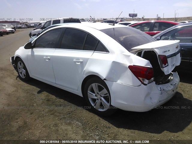 1G1P75SZ9E7246510 - 2014 CHEVROLET CRUZE WHITE photo 3