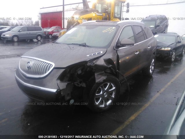 5GALVCED9AJ122848 - 2010 BUICK ENCLAVE CXL 棕色 照片 2