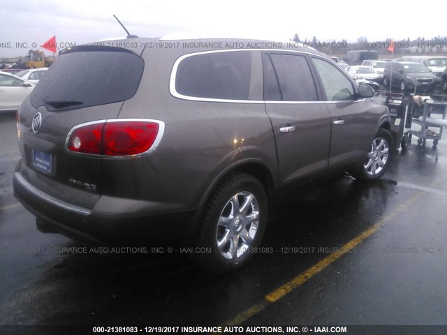 5GALVCED9AJ122848 - 2010 BUICK ENCLAVE CXL 棕色 照片 4