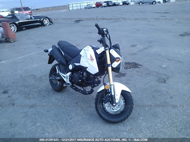 MLHJC6118F5108915 - 2015 HONDA GROM 125 WHITE photo 1