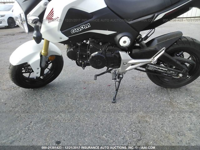 MLHJC6118F5108915 - 2015 HONDA GROM 125 WHITE photo 9