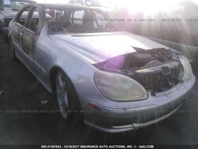 WDBNG73J41A180303 - 2001 MERCEDES-BENZ S 55 AMG SILVER photo 1