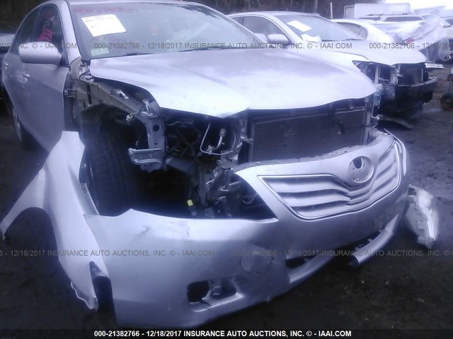 4T4BF3EK4AR057767 - 2010 TOYOTA CAMRY SE/LE/XLE ვერცხლისფერი ფოტო 6