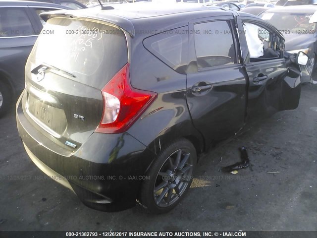 3N1CE2CP1FL360816 - 2015 NISSAN VERSA NOTE S/S PLUS/SV/SL/SR BLACK photo 4