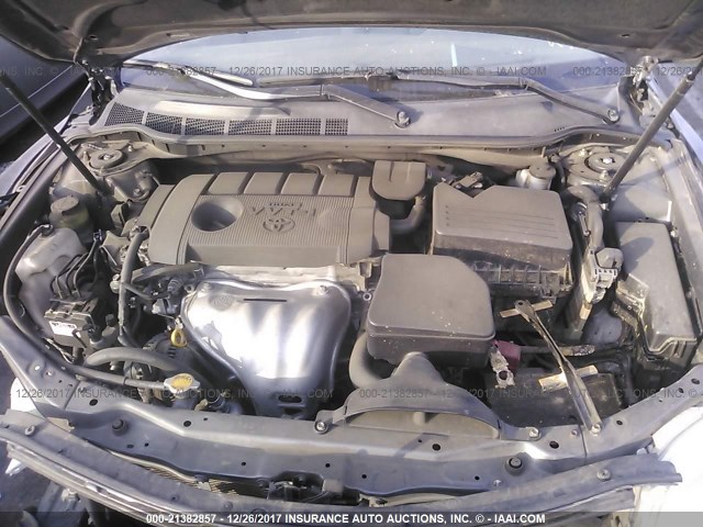 4T1BF3EK4BU182960 - 2011 TOYOTA CAMRY SE/LE/XLE 灰色 照片 10