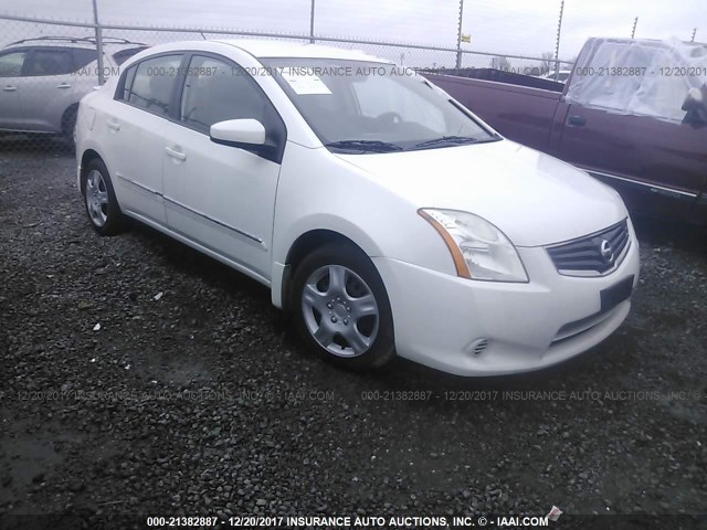 3N1AB6AP0BL713664 - 2011 NISSAN SENTRA 2.0/2.0S/SR/2.0SL WHITE photo 1