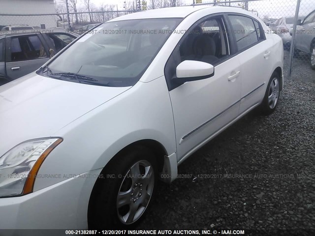 3N1AB6AP0BL713664 - 2011 NISSAN SENTRA 2.0/2.0S/SR/2.0SL WHITE photo 6