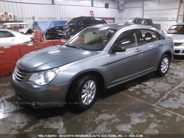 1C3CC4FB7AN207451 - 2010 CHRYSLER SEBRING TOURING GRAY photo 2