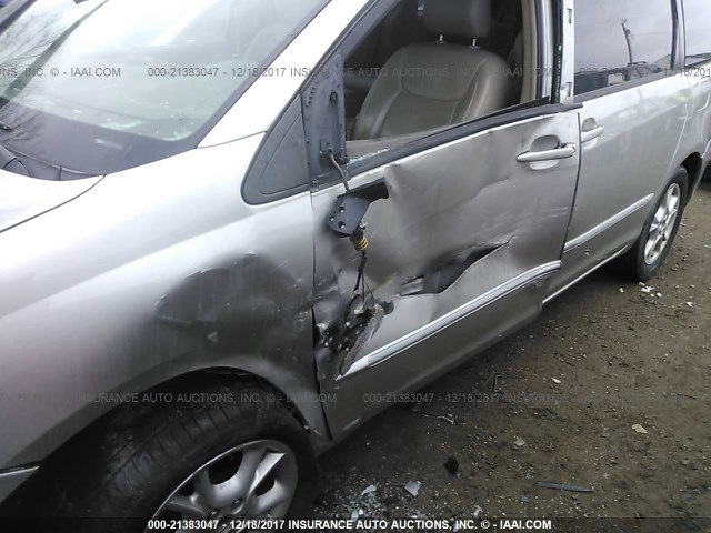 5TDZA22C34S147942 - 2004 TOYOTA SIENNA XLE/XLE LIMITED SILVER photo 6