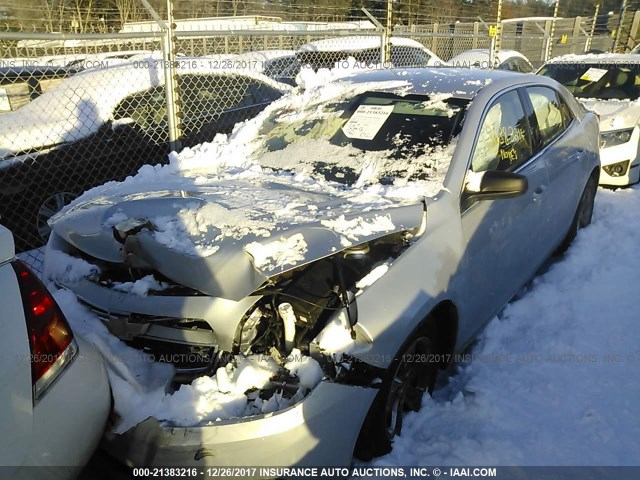 1G11B5SA4DF191578 - 2013 CHEVROLET MALIBU LS SILVER photo 2