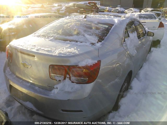 1G11B5SA4DF191578 - 2013 CHEVROLET MALIBU LS SILVER photo 4