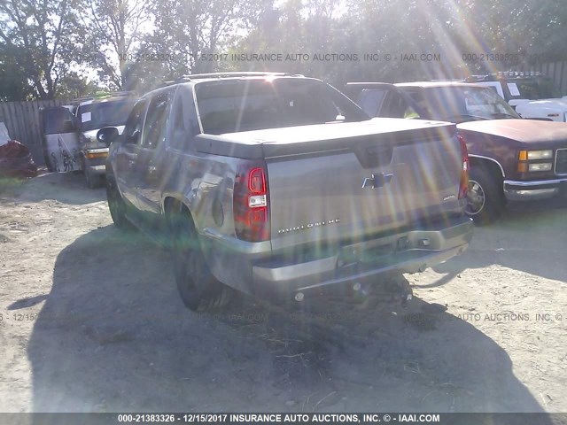 3GNEC12047G269454 - 2007 CHEVROLET AVALANCHE C1500 GRAY photo 3