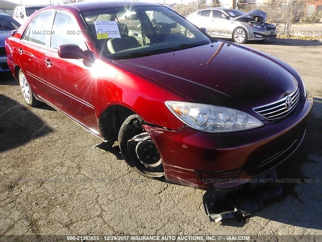 4T1BE32K75U018632 - 2005 TOYOTA CAMRY LE/XLE/SE RED photo 6