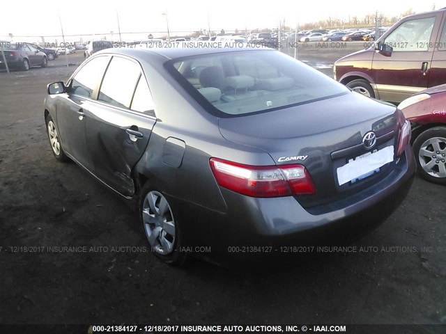 4T1BE46K07U642629 - 2007 TOYOTA CAMRY NEW GENERAT CE/LE/XLE/SE GRAY photo 3