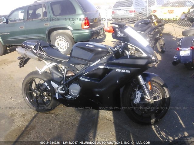 ZDM1XBGV7AB012511 - 2010 DUCATI 848 BLACK photo 1