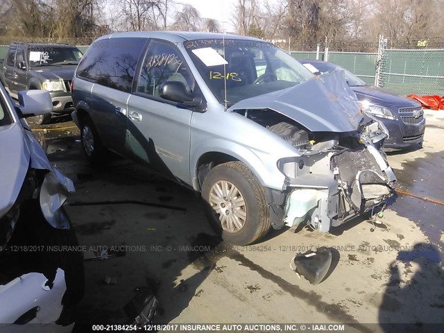 1C4GP45R15B367798 - 2005 CHRYSLER TOWN & COUNTRY  Light Blue photo 1