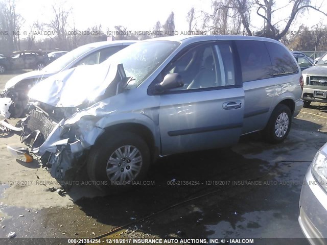 1C4GP45R15B367798 - 2005 CHRYSLER TOWN & COUNTRY  Light Blue photo 2