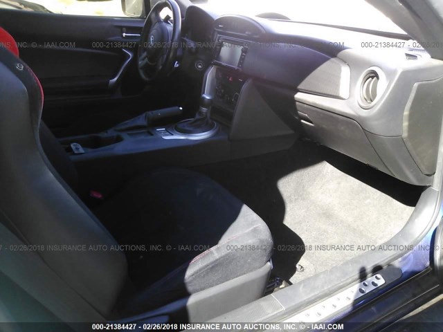 JF1ZNAA13E8708165 - 2014 TOYOTA SCION FR-S ლურჯი ფოტო 5