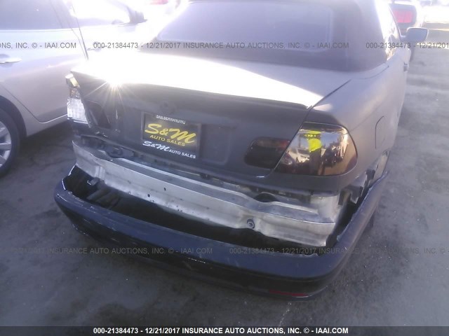 WBABW33495PL36832 - 2005 BMW 325 CI BLACK photo 6