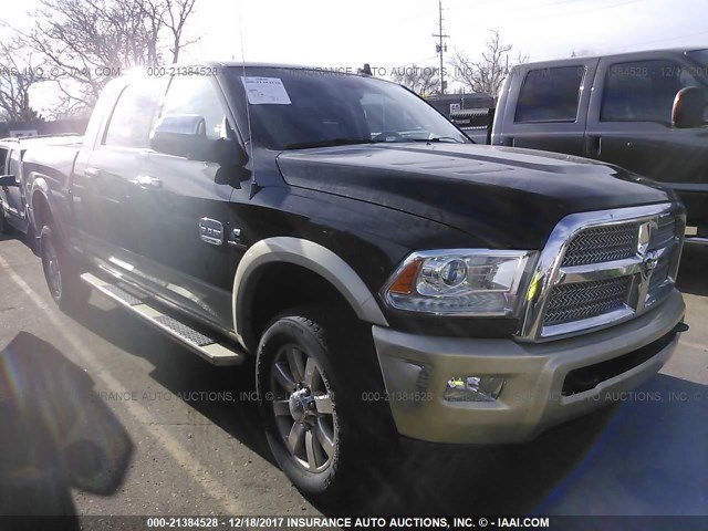 3C6UR5PL6EG147115 - 2014 RAM 2500 LONGHORN BLACK photo 1