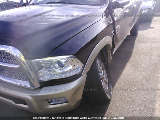 3C6UR5PL6EG147115 - 2014 RAM 2500 LONGHORN BLACK photo 6