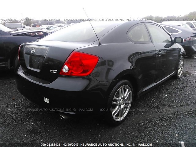 JTKDE167X60114067 - 2006 TOYOTA SCION TC 黑色 照片 4
