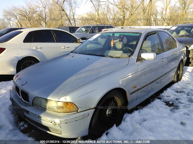 WBADD6327WBW39721 - 1998 BMW 528 I AUTOMATIC SILVER photo 2