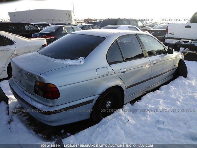 WBADD6327WBW39721 - 1998 BMW 528 I AUTOMATIC SILVER photo 4