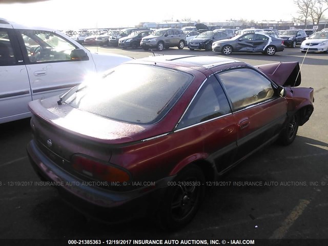 JN1GB36C0MU002554 - 1991 NISSAN NX 2000 MAROON photo 4