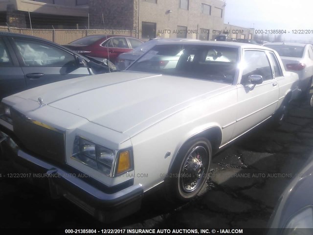 1G4AP37Y4EH907674 - 1984 BUICK LESABRE LIMITED WHITE photo 2