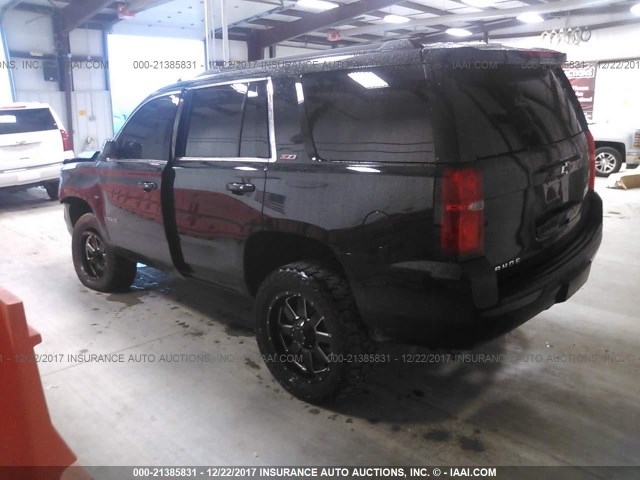 1GNSKBKC3GR264557 - 2016 CHEVROLET TAHOE K1500 LT BLACK photo 3