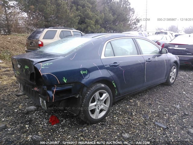 1G1ZB5E14BF179250 - 2011 CHEVROLET MALIBU LS ლურჯი ფოტო 4
