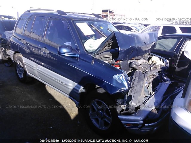 2CNBE634026920227 - 2002 CHEVROLET TRACKER LT BLUE photo 1