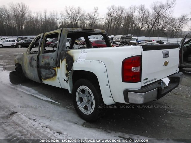 3GCPKSE3XBG238072 - 2011 CHEVROLET SILVERADO K1500 LT WHITE photo 3