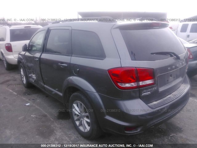 3C4PDCBB6DT645828 - 2013 DODGE JOURNEY SXT GRAY photo 3