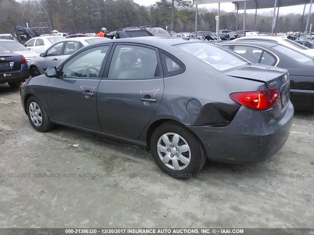 KMHDU46D48U287723 - 2008 HYUNDAI ELANTRA GLS/SE/LIMITED GRAY photo 3