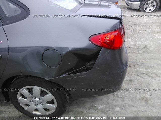 KMHDU46D48U287723 - 2008 HYUNDAI ELANTRA GLS/SE/LIMITED GRAY photo 6