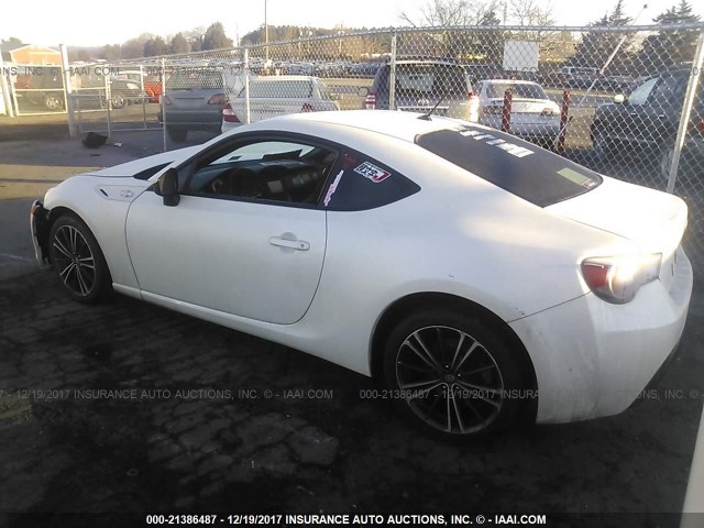 JF1ZNAA10E9707288 - 2014 TOYOTA SCION FR-S 白色 照片 3