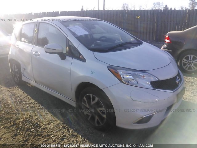 3N1CE2CP5FL437798 - 2015 NISSAN VERSA NOTE S/S PLUS/SV/SL/SR WHITE photo 1