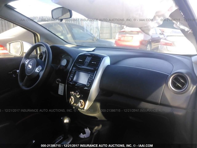 3N1CE2CP5FL437798 - 2015 NISSAN VERSA NOTE S/S PLUS/SV/SL/SR WHITE photo 5