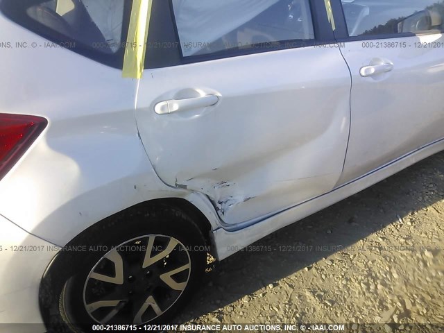 3N1CE2CP5FL437798 - 2015 NISSAN VERSA NOTE S/S PLUS/SV/SL/SR WHITE photo 6