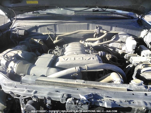 5TBDT44116S537932 - 2006 TOYOTA TUNDRA DOUBLE CAB SR5 GRAY photo 10