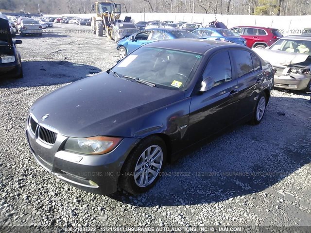 WBAVC73567KP34280 - 2007 BMW 328 XI SULEV GRAY photo 2