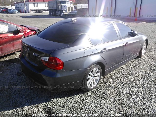 WBAVC73567KP34280 - 2007 BMW 328 XI SULEV GRAY photo 4