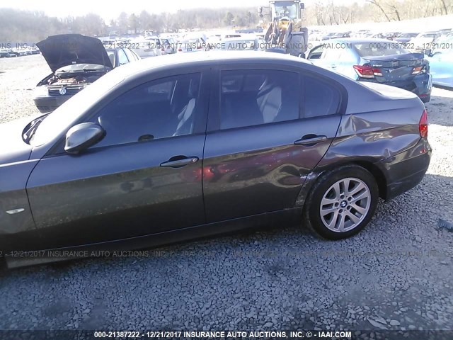 WBAVC73567KP34280 - 2007 BMW 328 XI SULEV GRAY photo 6