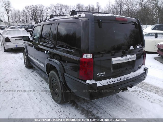 1J8HG58P39C517892 - 2009 JEEP COMMANDER LIMITED BLACK photo 3